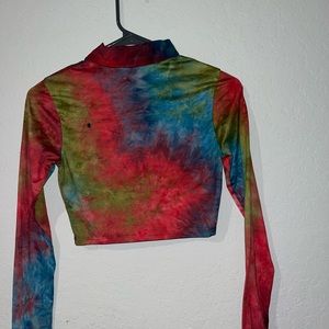Crop top tie dye